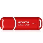ADATA Flash Disk 64GB UV150, USB 3.1 Dash Drive (R: 90/B: 20 MB/s) rot