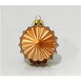 Eurolamp Weihnachtsschmuck aus Glas polygonal Bronze, 8 cm, 4er Set Eurolamp Weihnachtsschmuck aus Glas polygonal Bronze, 8 cm, 4er Set