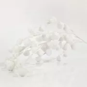 Eurolamp Weihnachtsdekoration weißer Zweig, 105 cm, 1 Stück