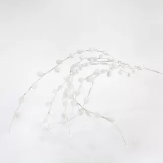 Eurolamp Weihnachtsdekoration weißer Zweig, 120 cm, 1 Stück