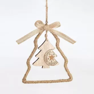 Eurolamp Weihnachtsdekoration Hängebaum 25 x 12 x 0,5 cm, 1 Stück Eurolamp Weihnachtsdekoration Hängebaum 25 x 12 x 0,5 cm, 1 Stück