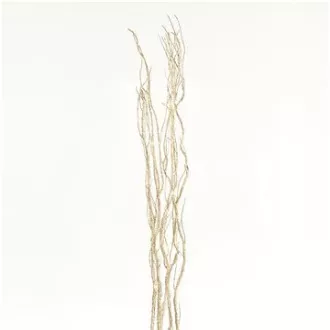 Eurolamp Weihnachtsdekoration goldener Lichterzweig, 20 LED, warmweiße LED, 120 cm, 1 Stück
