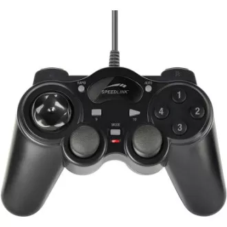 SPEED LINK Gamecontroller SL-6515-BK THUNDERSTRIKE Gamepad - USB, schwarz SPEED LINK Gamecontroller SL-6515-BK THUNDERSTRIKE Gamepad - USB, schwarz