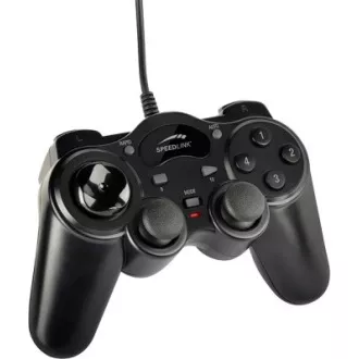 SPEED LINK Gamecontroller SL-6515-BK THUNDERSTRIKE Gamepad - USB, schwarz SPEED LINK Gamecontroller SL-6515-BK THUNDERSTRIKE Gamepad - USB, schwarz