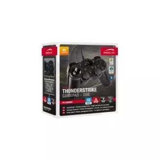 SPEED LINK Gamecontroller SL-6515-BK THUNDERSTRIKE Gamepad - USB, schwarz SPEED LINK Gamecontroller SL-6515-BK THUNDERSTRIKE Gamepad - USB, schwarz