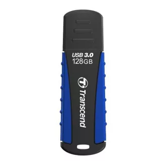TRANSCEND Flash Disk 128GB JetFlash®810, USB 3.0 (wasserdicht, stoßfest) (R: 90 / B: 40 MB / s) schwarz / blau