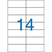 Etiketten 105x42,4mm 2 Reihen 14 Etiketten pro Blatt 100 Blatt Victoria