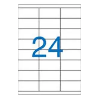Etiketten 70x36mm 3 Reihen 24 Etiketten pro Blatt 100 Blatt Victoria Etiketten 70x36mm 3 Reihen 24 Etiketten pro Blatt 100 Blatt Victoria
