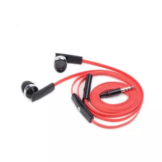 GEMBIRD Kopfhörer mit Mikrofon MHS-EP-OPO für MP3, Flachkabel, schwarz GEMBIRD Kopfhörer mit Mikrofon MHS-EP-OPO für MP3, Flachkabel, schwarz