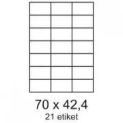 Etiketten 70x42,3mm 21 Etiketten pro Blatt 100 Blatt Smartline