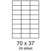 Etiketten 70x37mm 24 Etiketten pro Blatt 100 Blatt Smartline