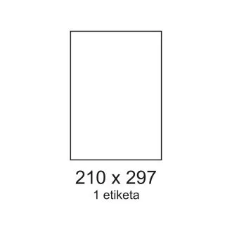 Etiketten 210x297mm 1Etikett pro Blatt 100 Blatt Smartline