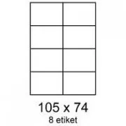 Etiketten 105x74mm 8 Etiketten pro Blatt 100 Blatt Smartline