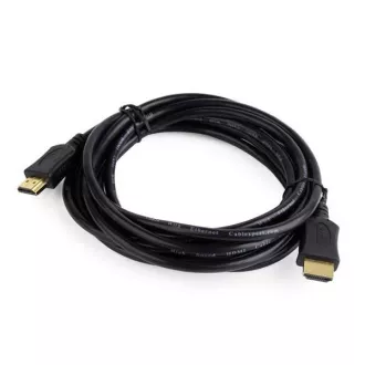 GEMBIRD HDMI-HDMI Kabel 3m, 1.4, M/M geschirmt, vergoldete Kontakte, CCS, ethernet, schwarz GEMBIRD HDMI-HDMI Kabel 3m, 1.4, M/M geschirmt, vergoldete Kontakte, CCS, ethernet, schwarz