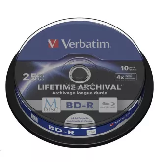 VERBATIM MDisc BD-R (10er-Pack) Spindel / 4x / 25GB VERBATIM MDisc BD-R (10er-Pack) Spindel / 4x / 25GB