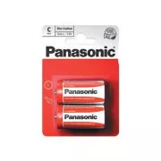 PANASONIC Zink-Kohle-Batterien Red Zinc R14RZ / 2BP EU C 1.5V (Blister 2 Stück)