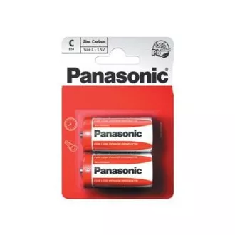 PANASONIC Zink-Kohle-Batterien Red Zinc R14RZ / 2BP EU C 1.5V (Blister 2 Stück) PANASONIC Zink-Kohle-Batterien Red Zinc R14RZ / 2BP EU C 1.5V (Blister 2 Stück)