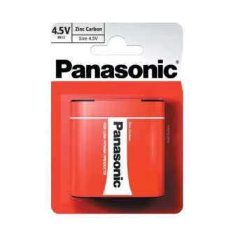 PANASONIC Zink-Kohle-Batterien Red Zinc 3R12RZ / 1BP Flat 4, 5V (Blister 1pc) PANASONIC Zink-Kohle-Batterien Red Zinc 3R12RZ / 1BP Flat 4, 5V (Blister 1pc)