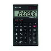 Sharp EL-124TWH 12-stelliger Taschenrechner
