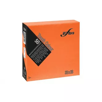 Serviettenpapier INFIBRA 2vrs. 33x33cm orange 50Stk