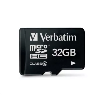 VERBATIM MicroSDHC-Karte 32GB Premium, U1