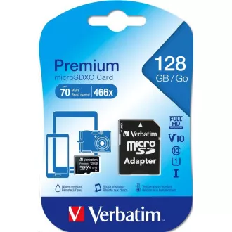 VERBATIM Premium U1 Micro SecureDigital SDXC 128 GB VERBATIM Premium U1 Micro SecureDigital SDXC 128 GB