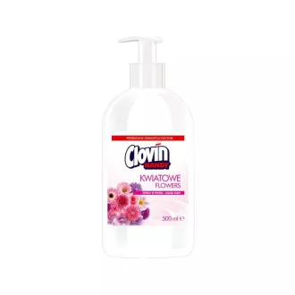 Flüssigseife Clovin Handy antibakteriell Flower 500ml Flüssigseife Clovin Handy antibakteriell Flower 500ml