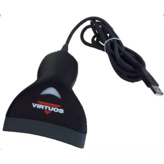 Virtuos CCD-Reader HT-10, USB (Tastatur / RS232-Emulation), schwarz Virtuos CCD-Reader HT-10, USB (Tastatur / RS232-Emulation), schwarz