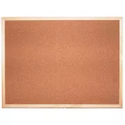 Korkplatte 40x60cm Economy Holzrahmen einseitig