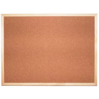 Korkplatte 60x90cm Economy Holzrahmen einseitig Korkplatte 60x90cm Economy Holzrahmen einseitig