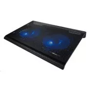TRUST Laptop Stand Azul Laptop Cooling Stand mit zwei Lüftern (Kühlpad)