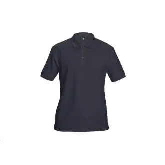 DHANU Poloshirt schwarz XXXL