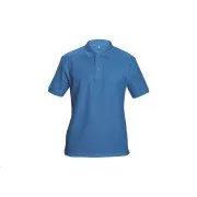 DHANU Poloshirt bläulich M