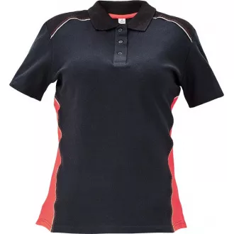 KNOXFIELD LADY Polo anthrazit / rot XS