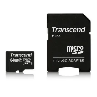 TRANSCEND MicroSDXC-Karte 64GB Klasse 10, UHS-I (45MB/s)