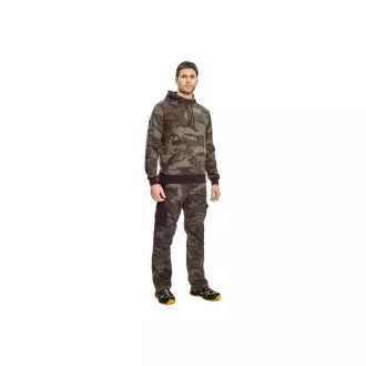 CRAMBE Kapuzen-Sweatshirt grau camouflage XL CRAMBE Kapuzen-Sweatshirt grau camouflage XL