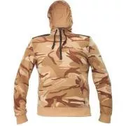 CRAMBE Kapuzenpulli beige camouflage L