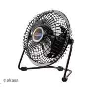 AKASA Tischlüfter 4", 150 x 160 x 85mm, Stromversorgung über USB-Port, Aluminiumflügel
