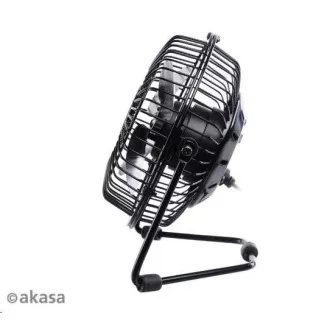 AKASA Tischlüfter 4", 150 x 160 x 85mm, Stromversorgung über USB-Port, Aluminiumflügel