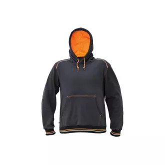KNOXFIELD Känguru Hoodie antr / gelb 3XL