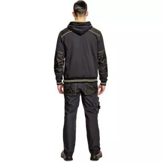 KNOXFIELD Känguru Hoodie antr / orange 3XL