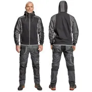 DAYBORO Kapuzen-Sweatshirt schwarz 3XL