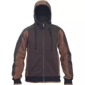 DAYBORO Kapuzen-Sweatshirt dunkelbraun M