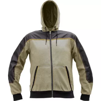 CREMORNE Kapuzen-Sweatshirt grau 3XL