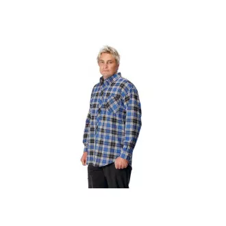 SATURN Flanellhemd blau 2XL