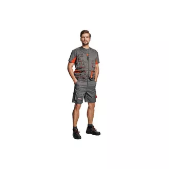 DESMAN Shorts grau / orange 62