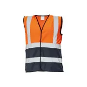 LYNX DUO Weste orange / marine M