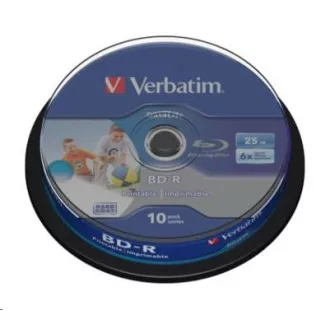 VERBATIM BD-R SL Datalife HTL (10er-Pack)Blu-Ray/Spindel/6x/25GB Wide Printable VERBATIM BD-R SL Datalife HTL (10er-Pack)Blu-Ray/Spindel/6x/25GB Wide Printable