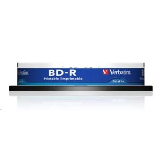 VERBATIM BD-R SL Datalife HTL (10er-Pack)Blu-Ray/Spindel/6x/25GB Wide Printable VERBATIM BD-R SL Datalife HTL (10er-Pack)Blu-Ray/Spindel/6x/25GB Wide Printable