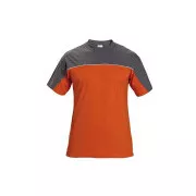 DESMAN T - Shirt grau / orange S